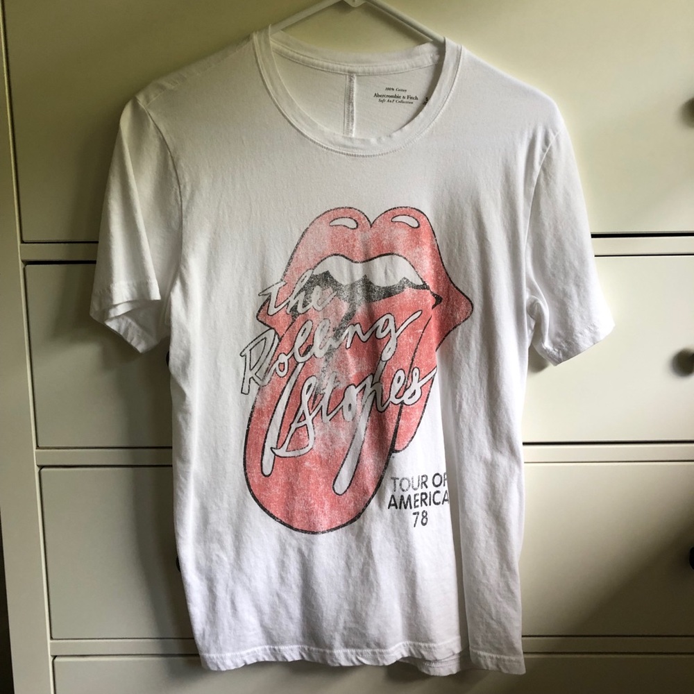 Abercrombie and Fitch Rolling Stones Tee- moving sale! Make me an offer